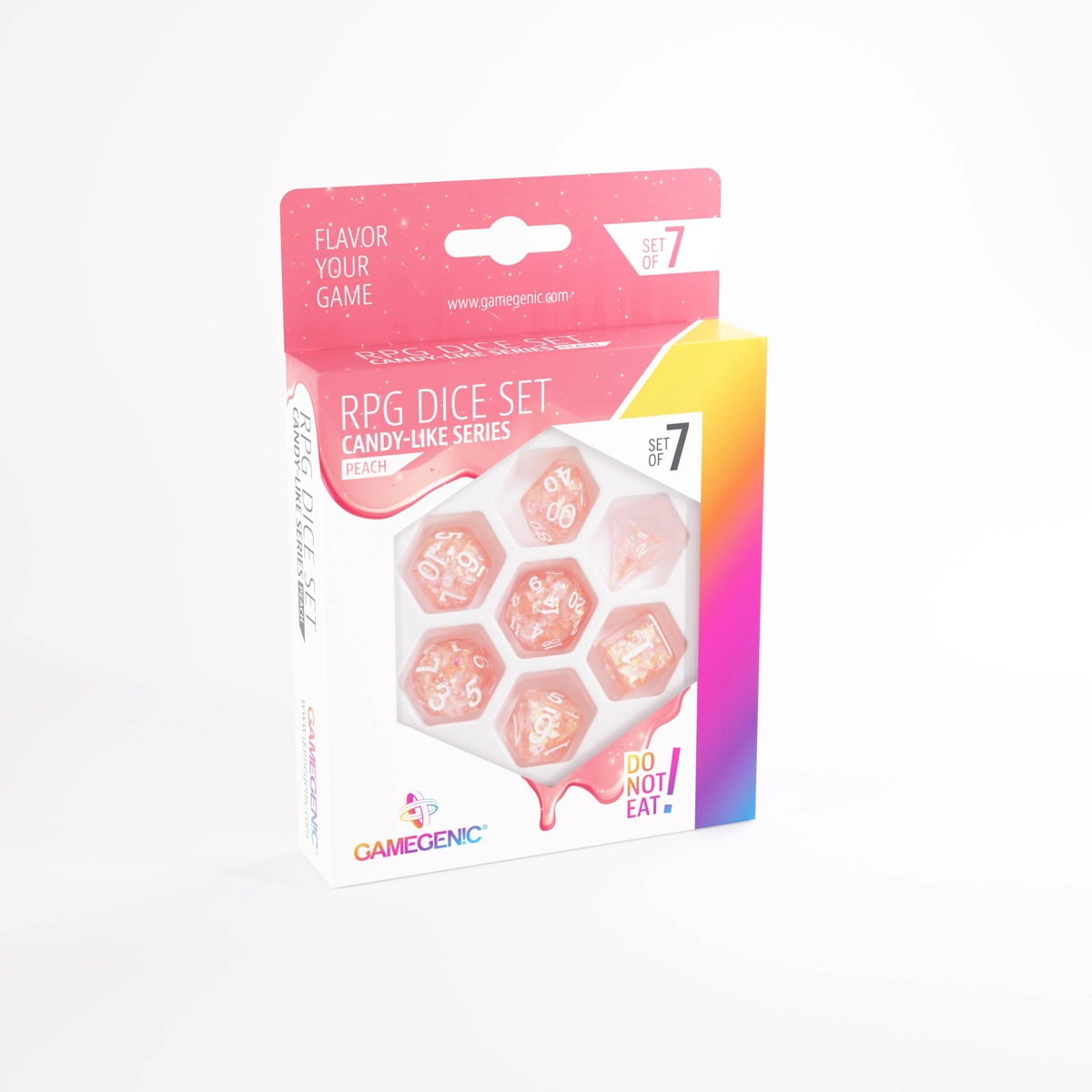 GG RPG Dice Candy Peach 1