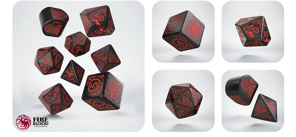 GoT Dice Set Targaryen